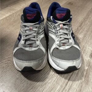 (SOLD) Saucony Men's Gray and Blue Athletic Shoes